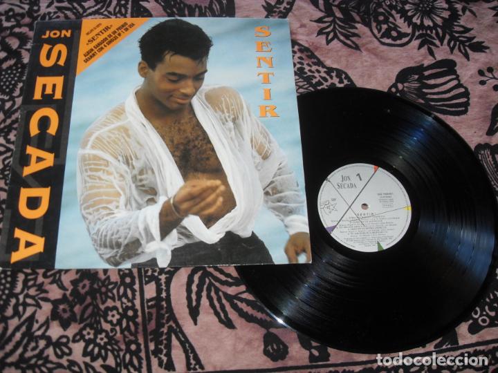 Discos de vinilo: JON SECADA LP. SENTIR MADE IN SPAIN. 1993 - Foto 1