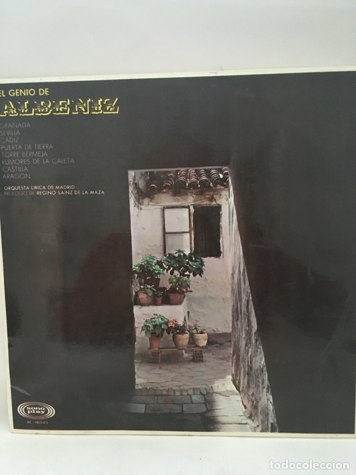 Discos de vinilo: Disco de vinilo LP el genio de Alb&eacute;niz - Foto 1
