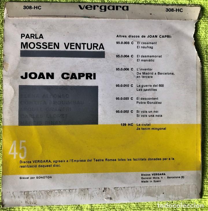 Discos de vinilo: Joan Capri - Parla Mossen Ventura - Foto 2