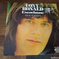Discos de vinilo: ESCUCHAME (PLAY IT AGAIN). TONY RONALD. MOVIE PLAY. MADRID, 1975. SN-20984. Lote 263272710