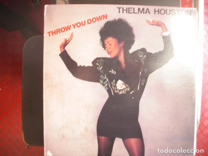 Discos de vinilo: THELMA HOUSTON- THROW YOU DOWN. LP. - Foto 1