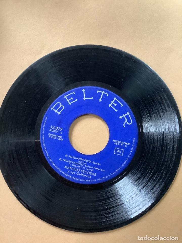 Discos de vinilo: Manolo Escobar 1960 vinilo single - Foto 3