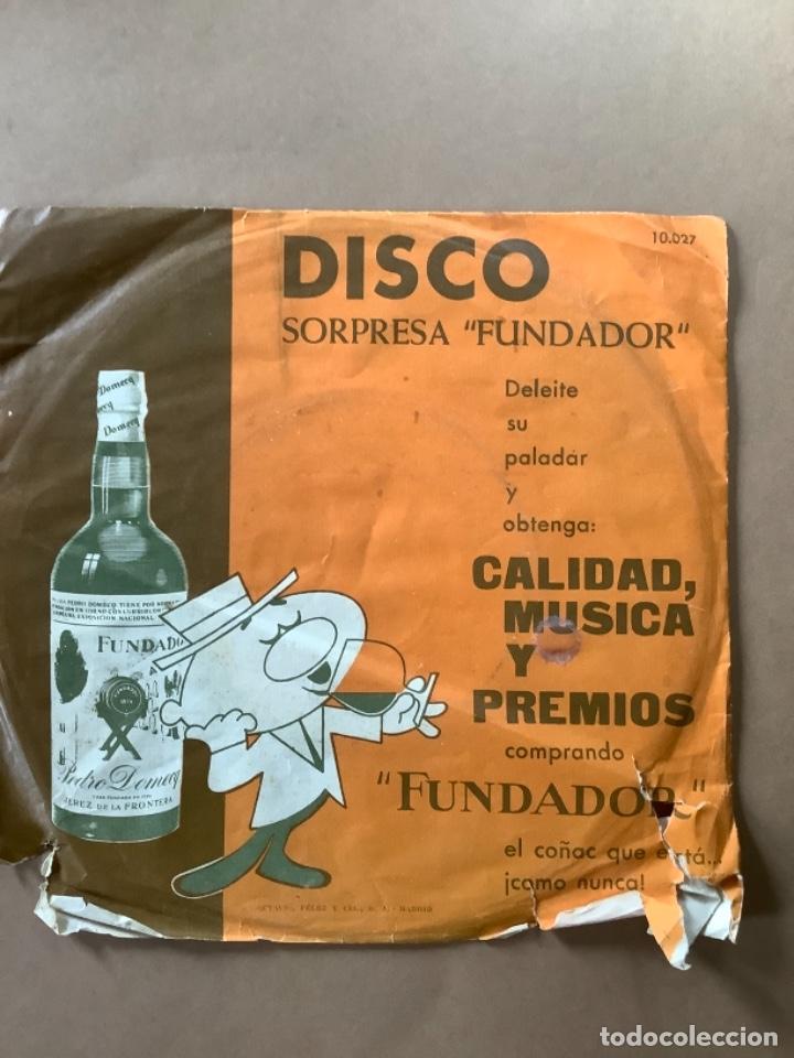 Dischi in vinile: Disco sorpresa fundador. publicidad. Single vinilo 1962.