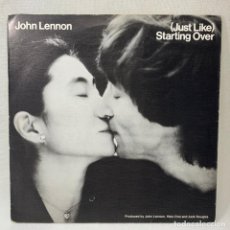 Discos de vinilo: SINGLE JOHN LENNON - (JUST LIKE) STARTING OVER - ESPAÑA - AÑO 1980. Lote 263536625