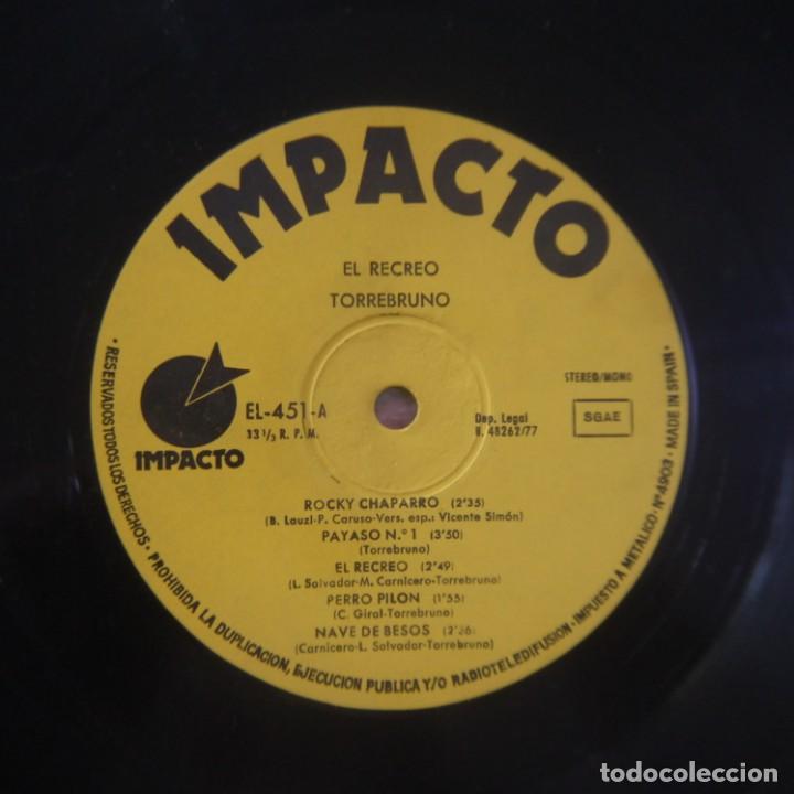 Discos de vinilo: TORREBRUNO - EL RECREO - LP 1977 - Foto 2