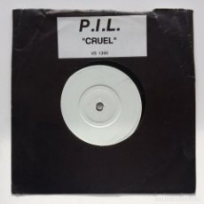 Discos de vinilo: P.I.L. ‎– CRUEL / LOVE HOPE UK,1992 PROMO, WHITE LABEL