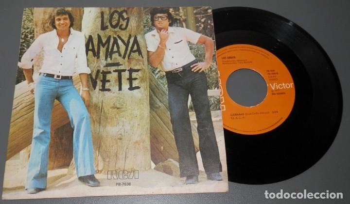 Discos de vinilo: UN VINILLO SINGLE DE LOS AMAYA - Foto 1