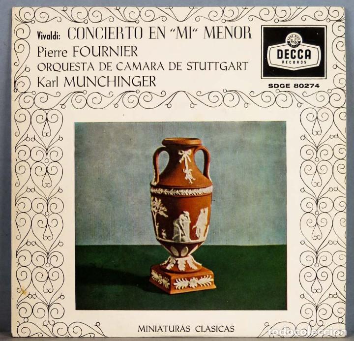 Discos de vinilo: EP. CONCIERTO EN MI MENOR. VIVALDI - Foto 1