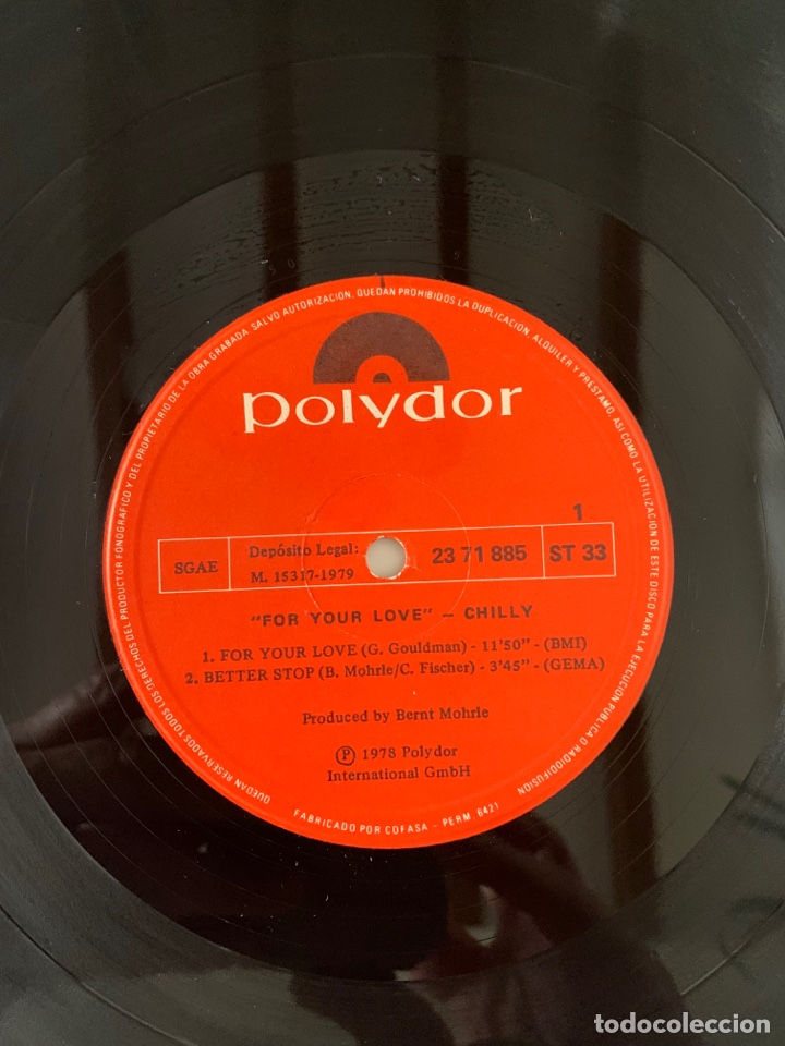 Discos de vinilo: CHILLY VINILO LP - Foto 3