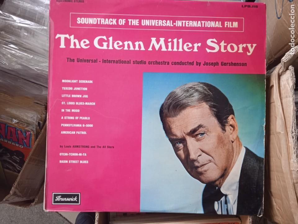 Vinyl records: SOUNDTRACK OF THE UNIVERSAL STUDIOS-THE GLENN MILLER STORY
