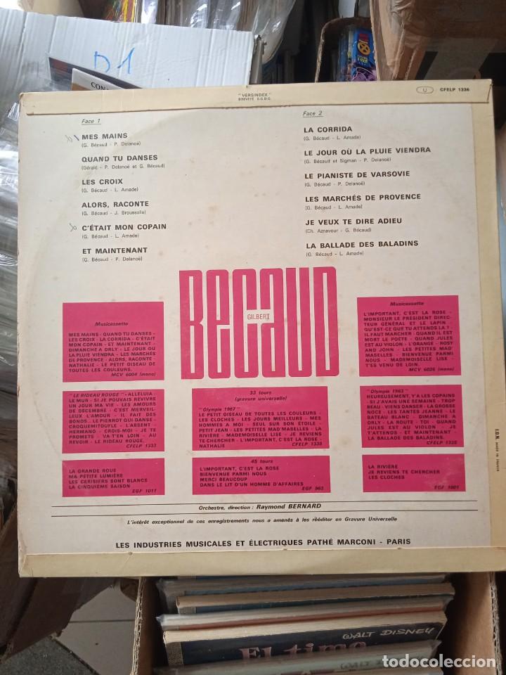 Discos de vinilo: GILBERT BECAUD - Foto 2