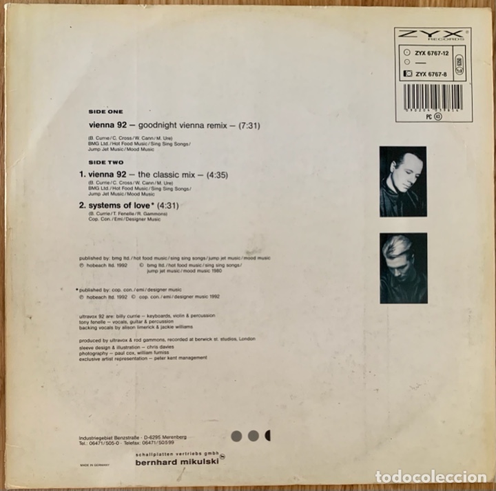 Discos de vinilo: LOTE ULTRAVOX LP+ maxi - Foto 4