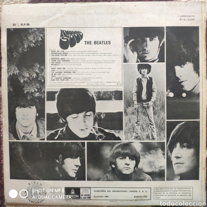 Discos de vinilo: The Beatles&nbsp;&lrm;&ndash;&nbsp;Rubber Soul - Foto 2