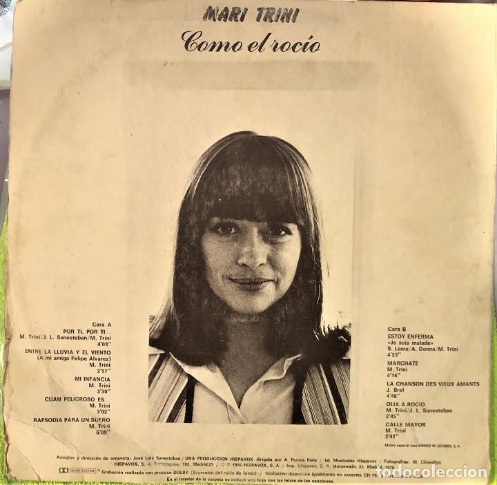 Discos de vinilo: Mari Trini - Como El Roc&iacute;o - Foto 2