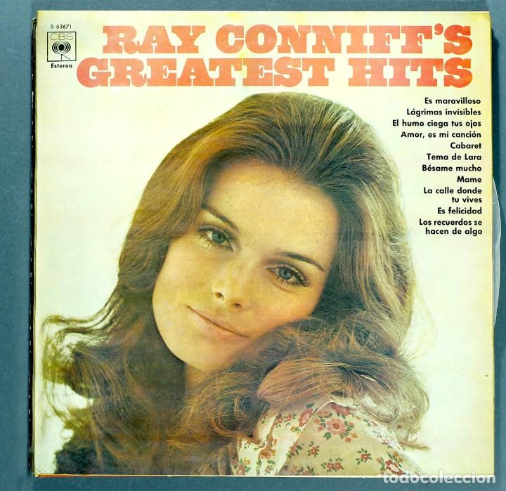 Discos de vinilo: LP DE RAY CONNIFF: GREATEST HITS. CBS, 1973. BUEN ESTADO. - Foto 1