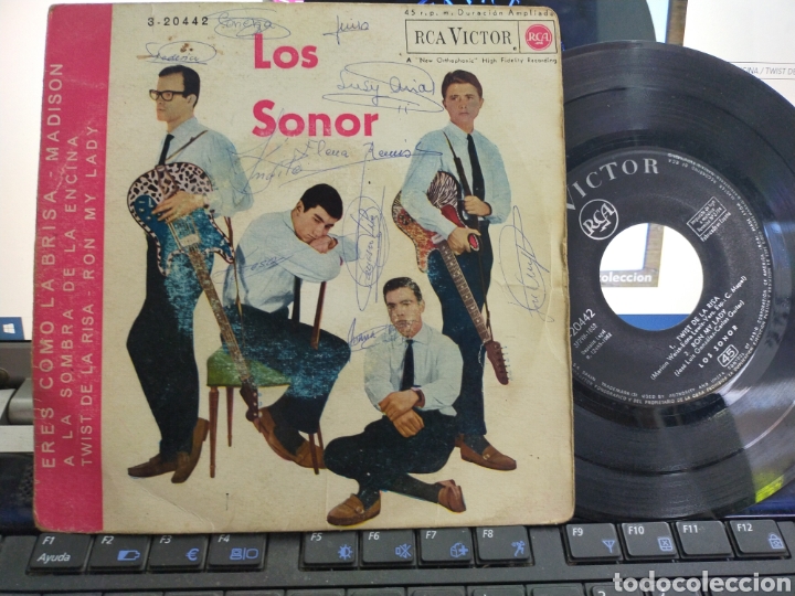 Discos de vinilo: Los sonor EP eres como la brisa + 3 1962 Escuchado - Foto 1
