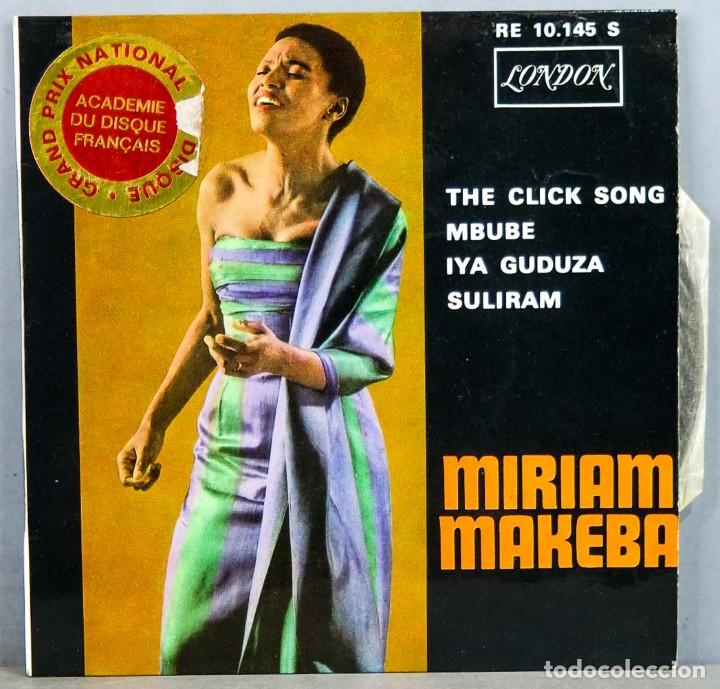 Discos de vinilo: EP. MIRIAM MAKEBA. THE CLICK SONG - Foto 1