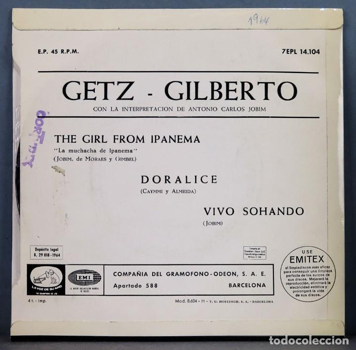 Discos de vinilo: EP. GETZ. GILBERTO - Foto 2