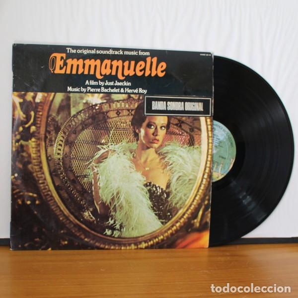 Discos de vinilo: EMMANUELLE -LP VINILO- BSO PIERRE BACHELET HERVE ROY - Foto 1