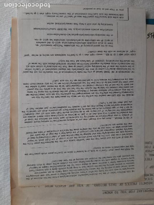 Discos de vinilo: S&Auml;TKYNUKKE -HULLUJEN KREMATORIO- (1987) EP 7&rdquo; - Foto 4