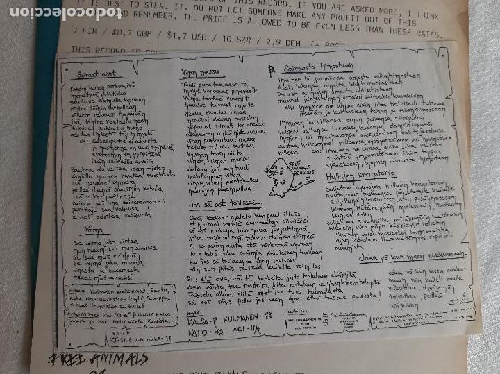 Discos de vinilo: S&Auml;TKYNUKKE -HULLUJEN KREMATORIO- (1987) EP 7&rdquo; - Foto 5