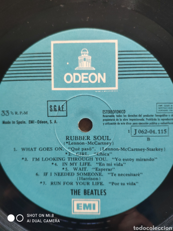 Discos de vinilo: The Beatles&nbsp;&lrm;&ndash;&nbsp;Rubber Soul - Foto 3
