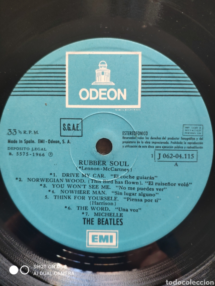 Discos de vinilo: The Beatles&nbsp;&lrm;&ndash;&nbsp;Rubber Soul - Foto 4