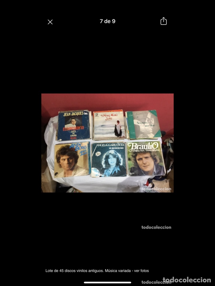 Discos de vinilo: Lote de 45 discos vinilos antiguos. Música variada - ver fotos - Foto 7 - 263901650