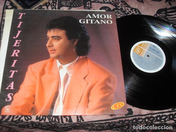 Discos de vinilo: TIJERITAS. LP. AMOR GITANO. MADE IN SPAIN. 1992 - Foto 1