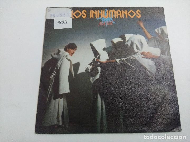 Discos de vinilo: LOS INHUMANOS/MANUE/SINGLE PROMOCIONAL. - Foto 1