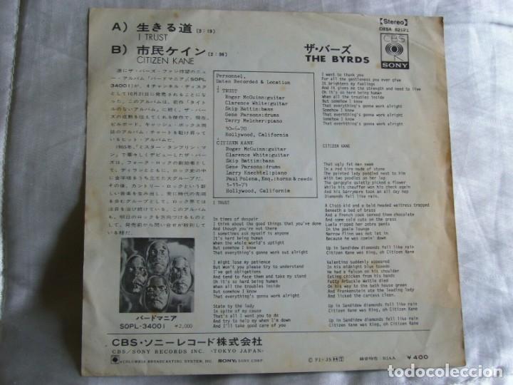 Discos de vinilo: Single 7 Japon The Byrds - I Trust - Foto 2