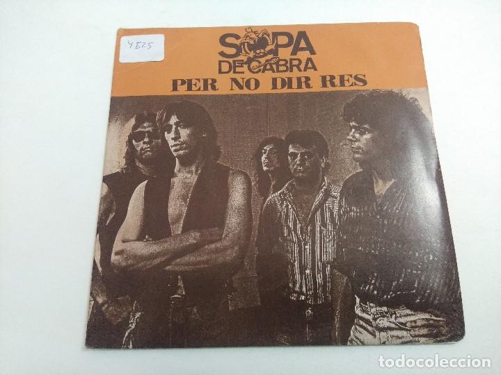 Discos de vinilo: SOPA DE CABRA/PER NO DIR RES/SINGLE + HOJA PROMO. - Foto 1