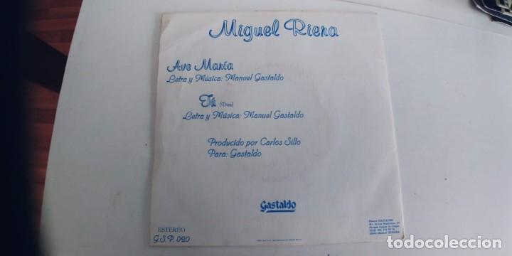 Discos de vinilo: MIGUEL RIERA-SINGLE TU - Foto 2