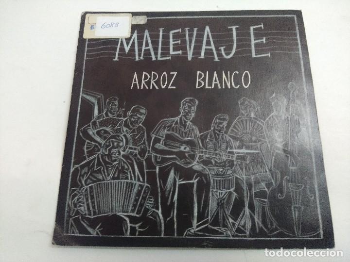 Discos de vinilo: MALAVAJE/ARROZ BLANCO/SINGLE PROMOCIONAL. - Foto 1