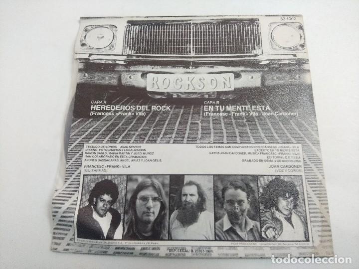 Discos de vinilo: ROCKSON/HEREDEROS DEL ROCK/SINGLE. - Foto 3