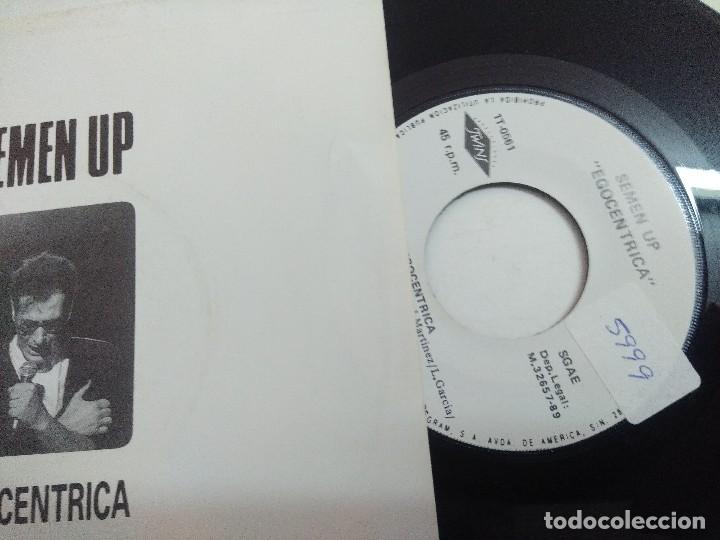 Discos de vinilo: SEMEN-UP/EGOCENTRICA/SINGLE PROMOCIONAL. - Foto 2