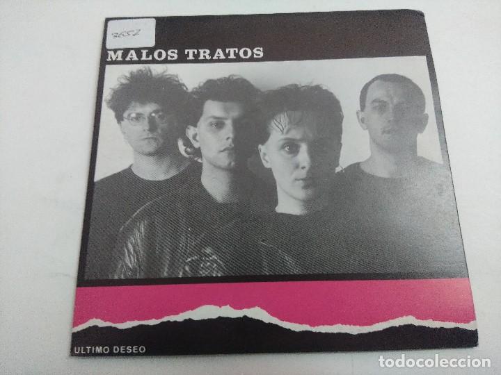 Vinyl-Schallplatten: MALOS TRATOS/ULTIMO DESEO/SINGLE.
