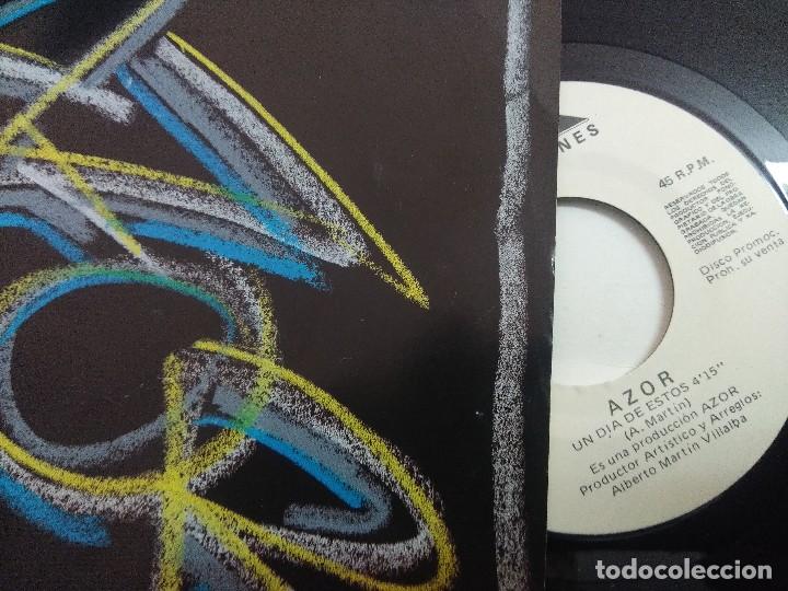 Discos de vinilo: AZOR/UN DIA DE ESTOS/SINGLE PROMOCIONAL. - Foto 2