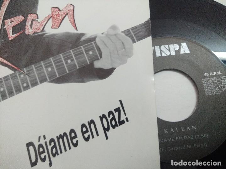 Discos de vinilo: KALEAN/DEJAME EN PAZ/SINGLE. - Foto 2