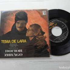 Discos de vinilo: MAURICE JARRE ‎– TEMA DE LARA: BSO DOCTOR ZHIVAGO EP 1966 MUY BUEN ESTADO. Lote 264045170