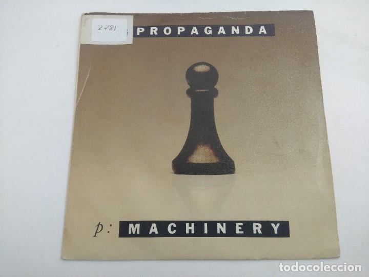 Discos de vinilo: PROPAGANDA/MACHINERY/SINGLE. - Foto 1