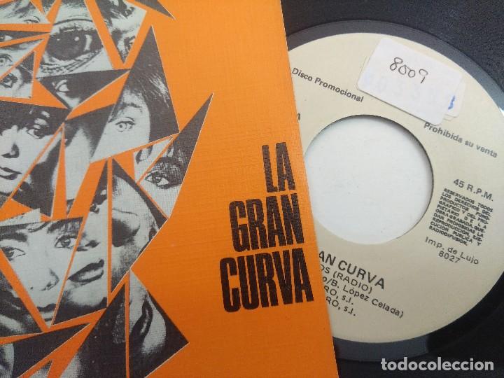 Discos de vinilo: LA GRAN CURVA/IMPULSOS/SINGLE. - Foto 2