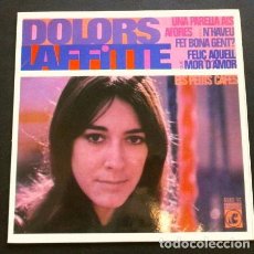 Discos de vinilo: DOLORS LAFFITTE (EP. 1969) UNA PARELLA AL AFORES - QUE N'HAVEM FET, BONA GENT - FELIÇ AQUELL QUE MOR. Lote 264070090