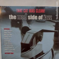 Discos de vinilo: THE MOD SIDE OF JAZZ - THAT CAT WAS CLEAN! - VARIOUS ARTIST – - 2 LP - NUEVO. PRECINTADO - SEALED!. Lote 264100605