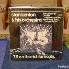 Discos de vinilo: DOBLE LP HOLANDA CA 1975 MUY BUEN ESTADO STAN KENTON AND HIS ORCHESTRA 75 ON RICHTER SCALE. Lote 264128385