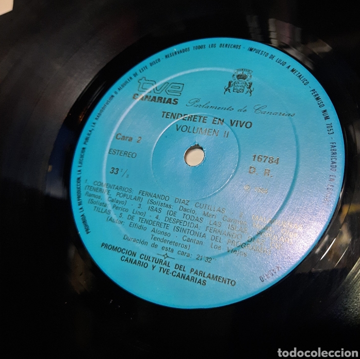 Discos de vinilo: Tenderete en vivo. Doble LP - Foto 2
