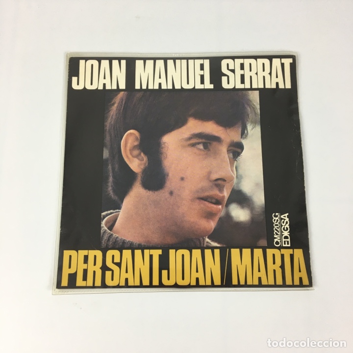 Discos de vinilo: Lote 4 Singles / EP 7” - JOAN MANUEL SERRAT y LLUÍS LLACH - Bon Dia / Per Sant Joan / LEstaca - Foto 17 - 264104265