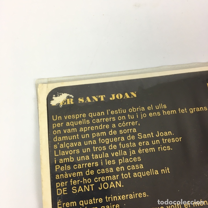 Discos de vinilo: Lote 4 Singles / EP 7” - JOAN MANUEL SERRAT y LLUÍS LLACH - Bon Dia / Per Sant Joan / LEstaca - Foto 19 - 264104265