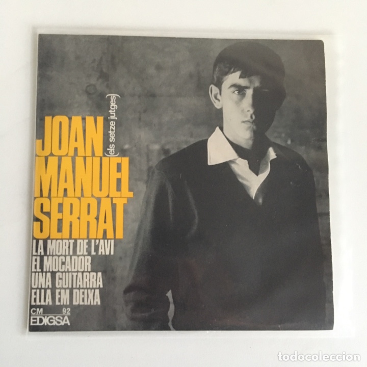 Discos de vinilo: Lote 4 Singles / EP 7” - JOAN MANUEL SERRAT y LLUÍS LLACH - Bon Dia / Per Sant Joan / LEstaca - Foto 24 - 264104265