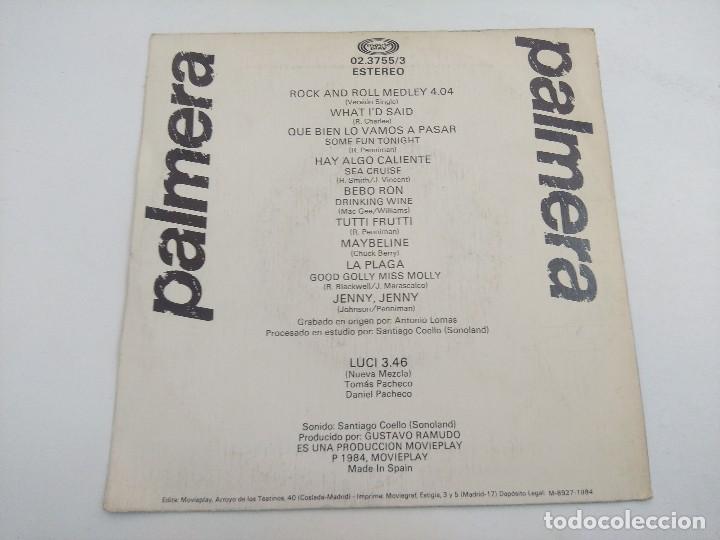 Discos de vinilo: PALMERA/ROCK AND ROLL MEDLEY/SINGLE. - Foto 3